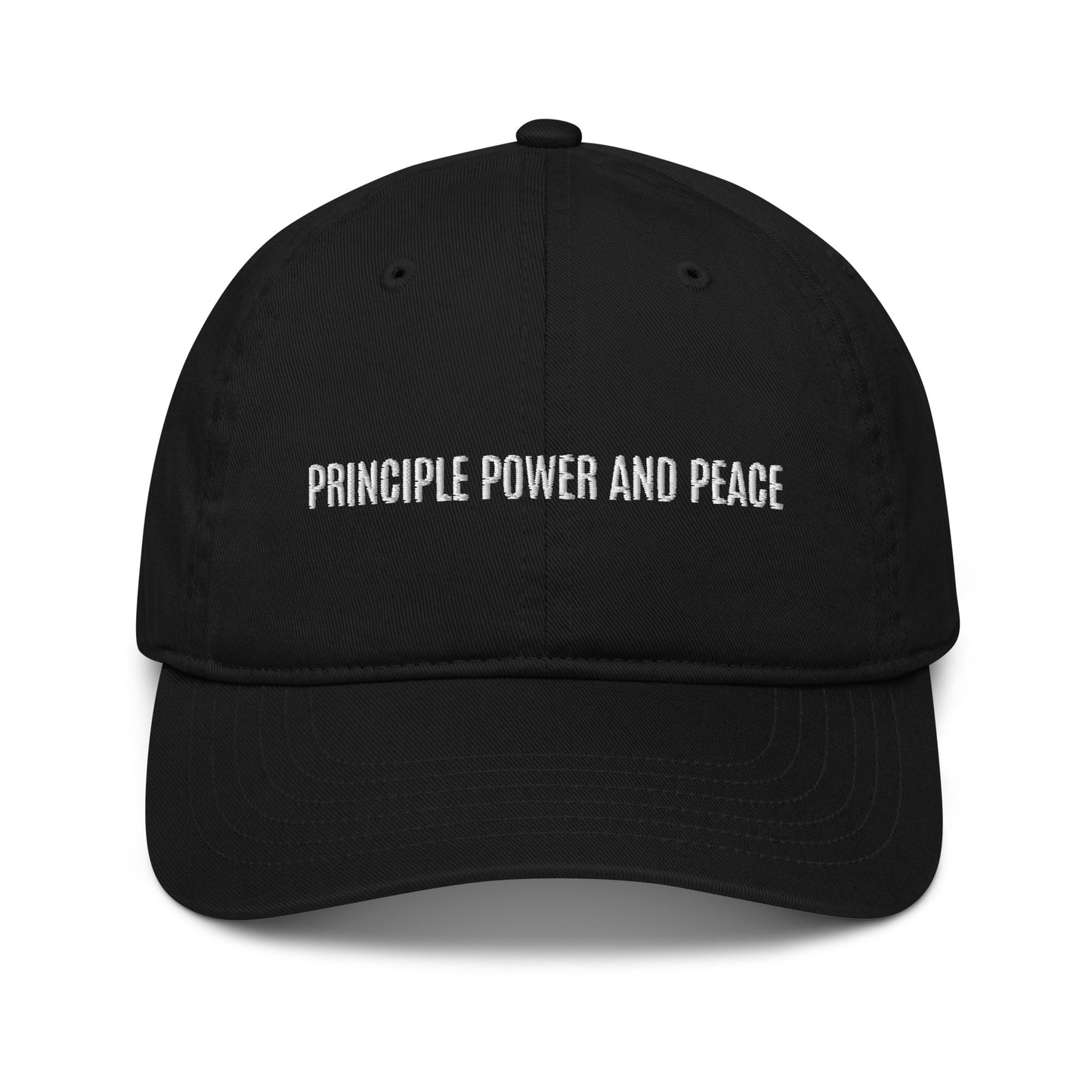 Principle Power And Peace Organic Dad Hat