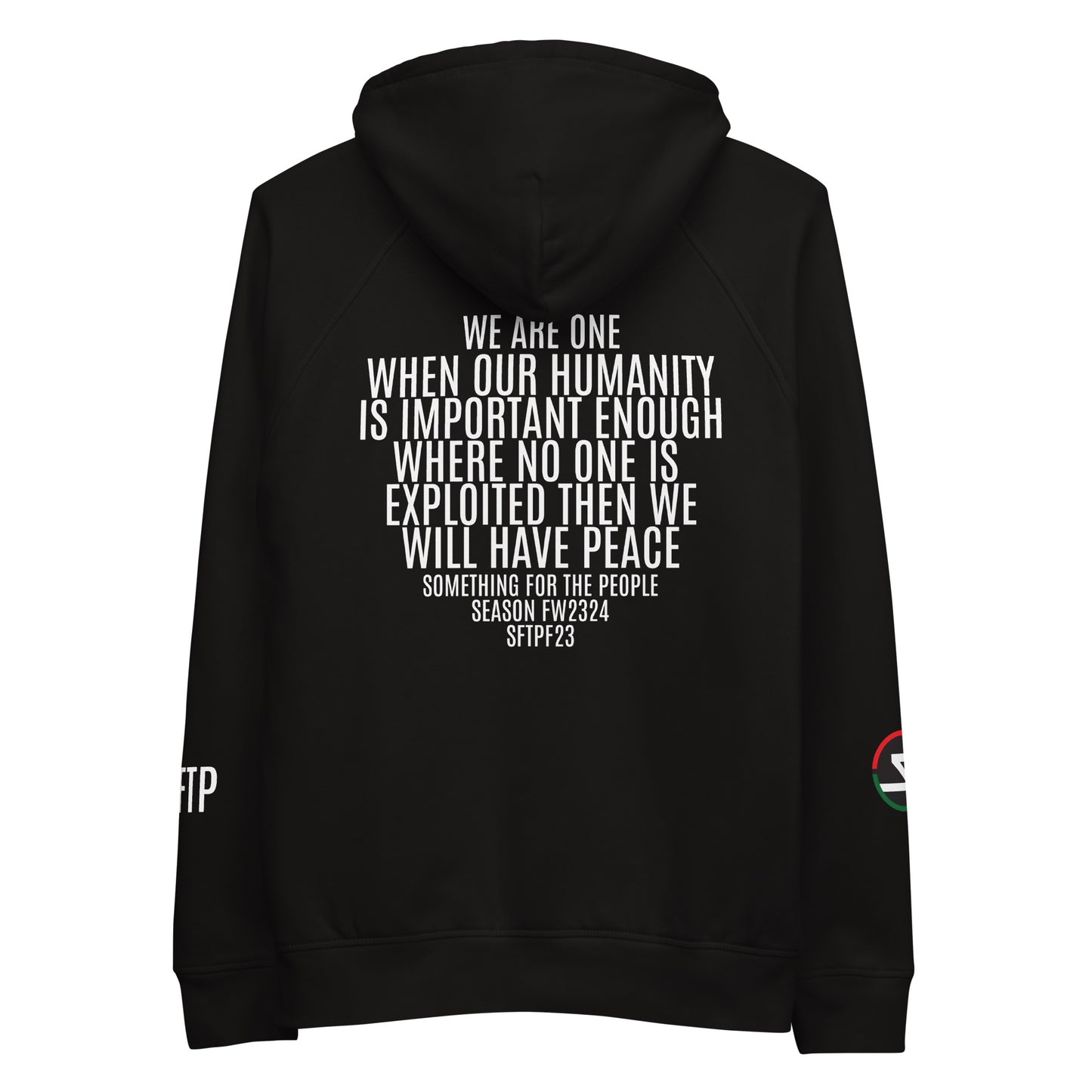 THE END OF EXPLOITATION UNISEX PULLOVER HOODIE