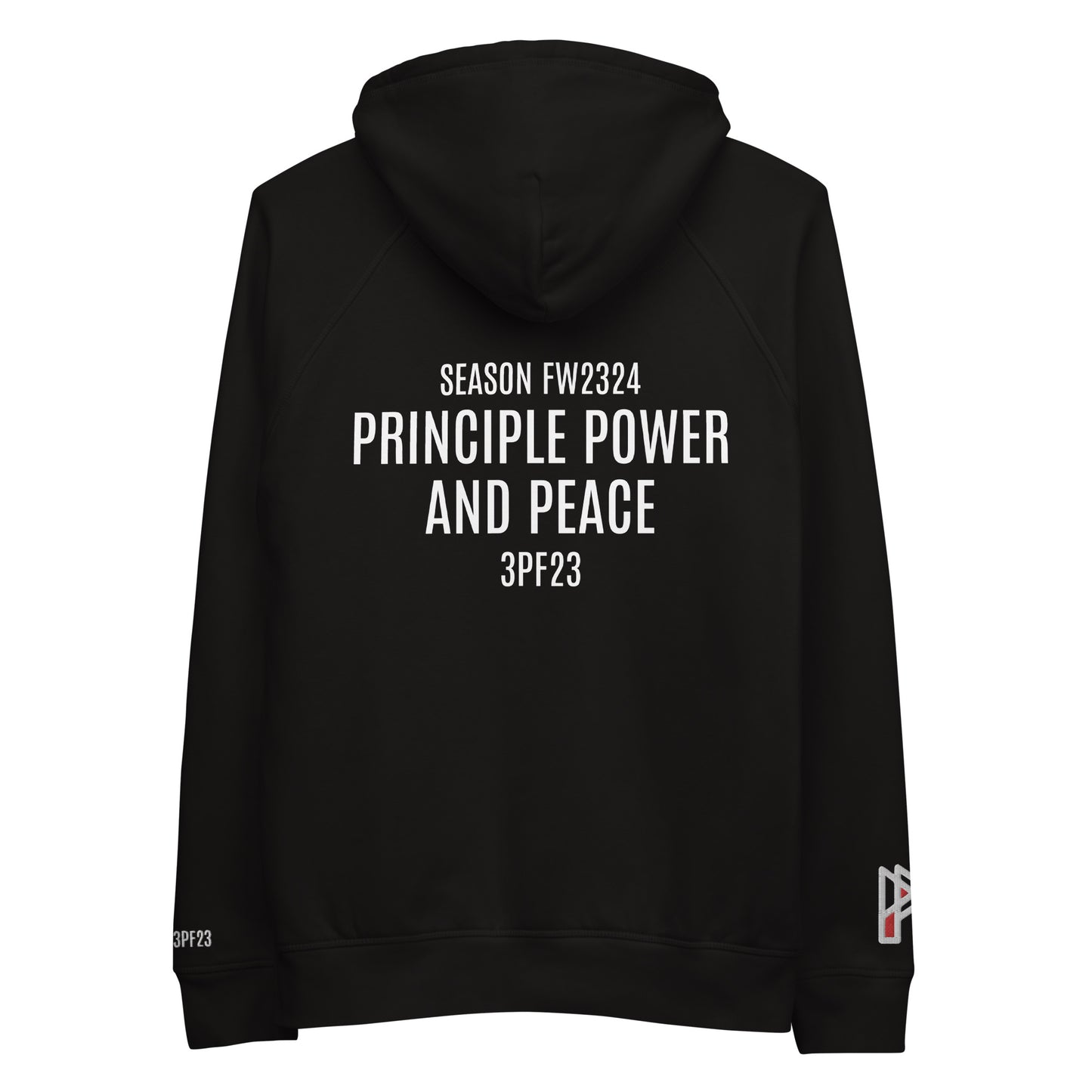 3PS23 Embroidered Front & Side Unisex Pullover Hoodie